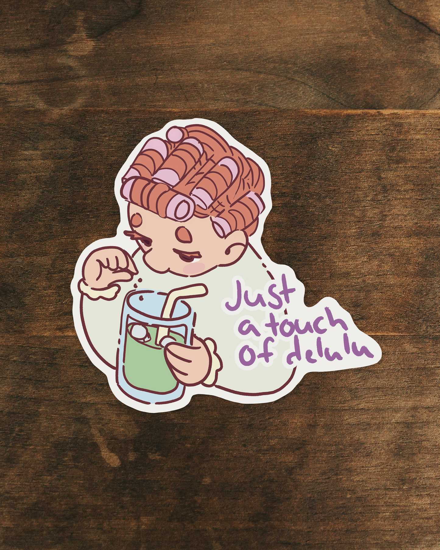 Sticker - Just a touch of delulu