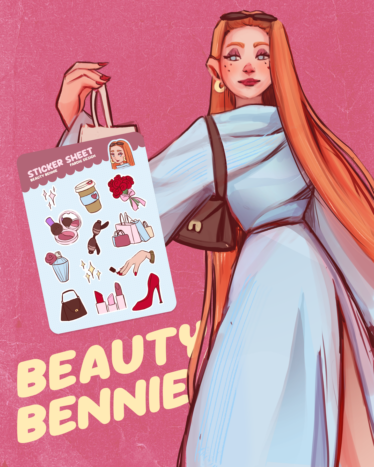 Sticker Sheet - Beauty Bennie