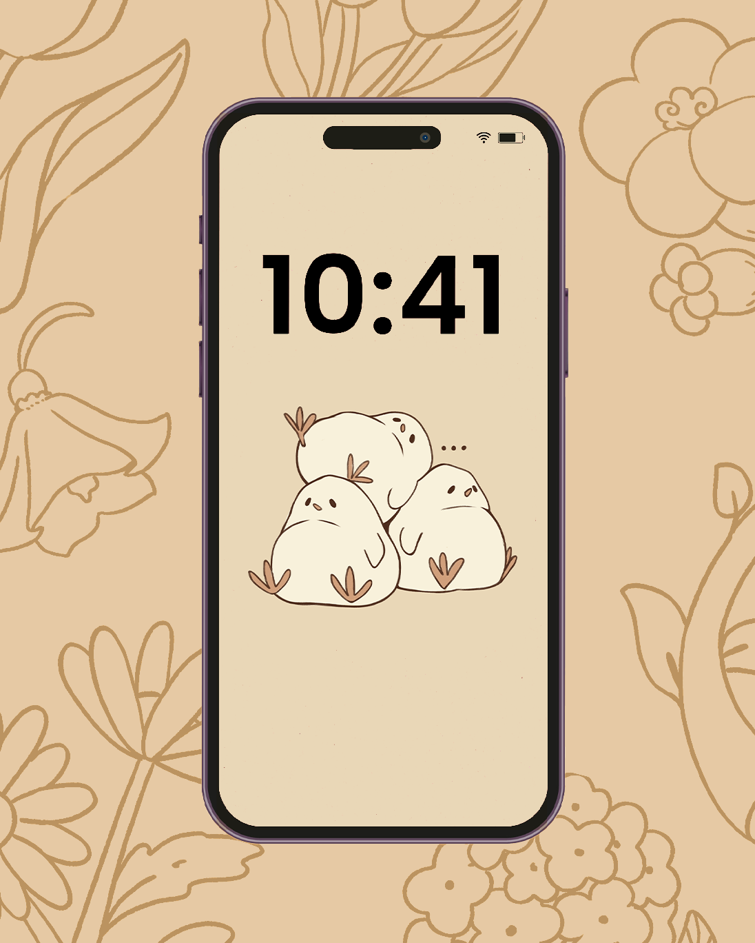 Tre små birdies - Bakgrund till mobilen