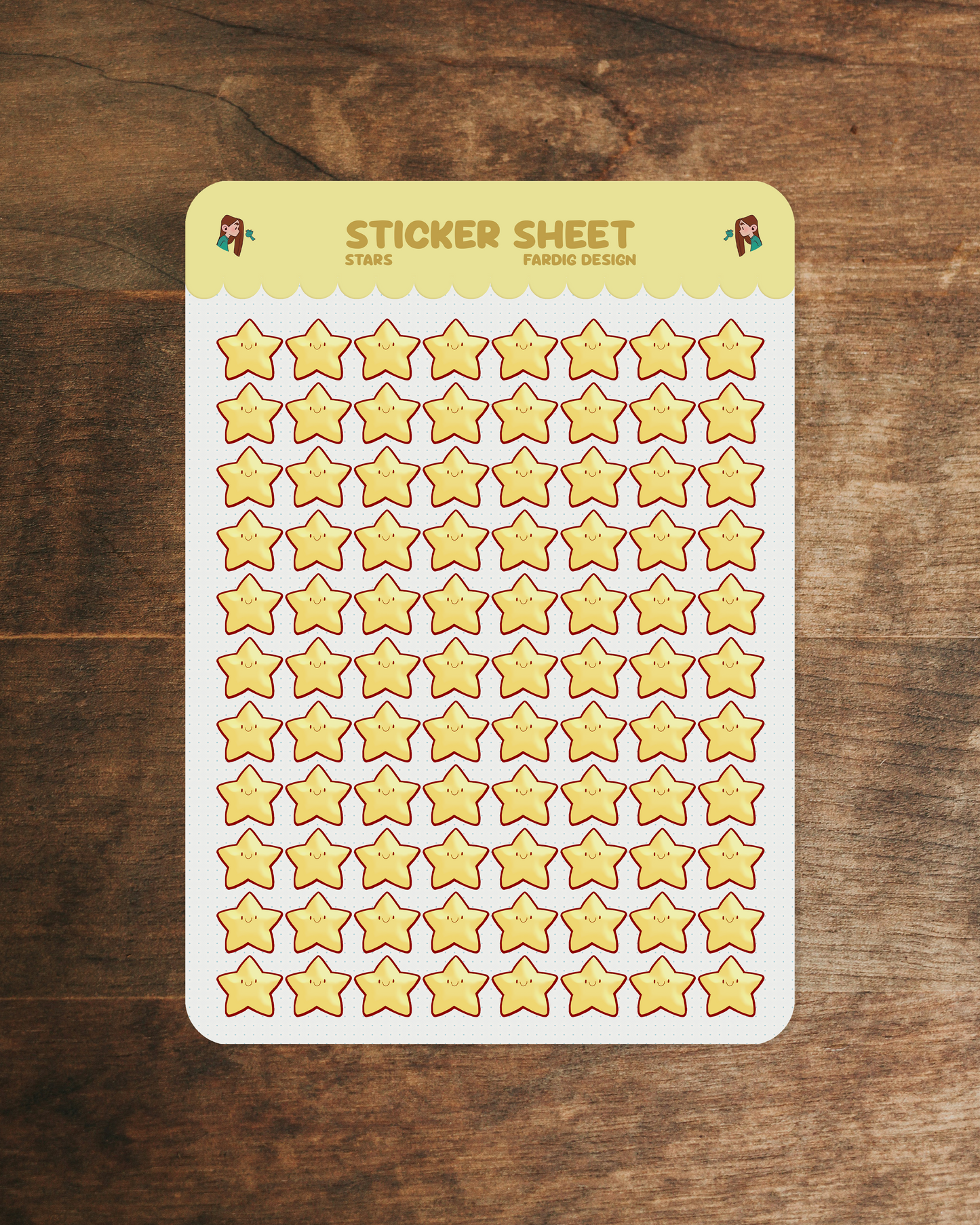 Stickersheet - Stars