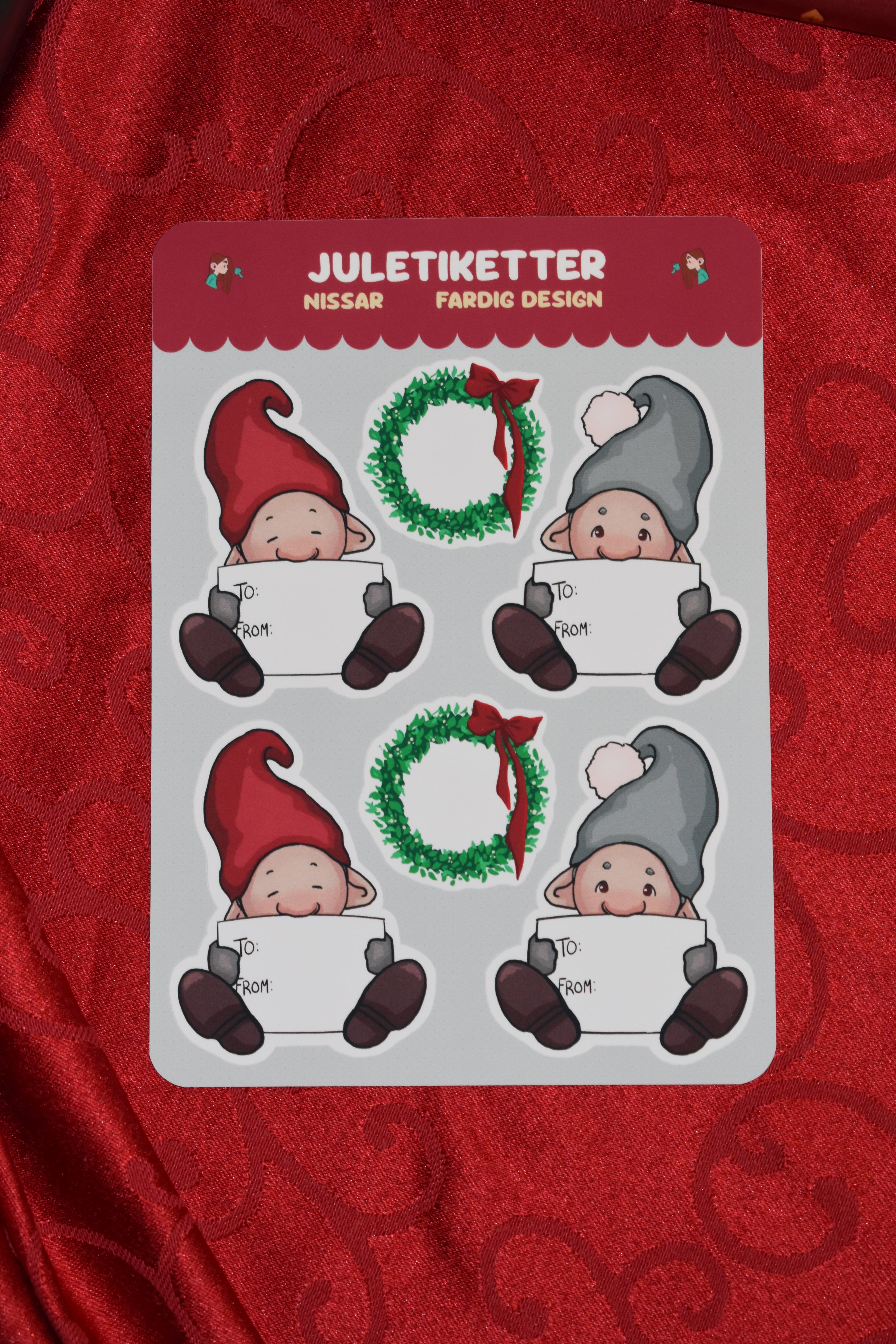 Juletiketter - Nissar
