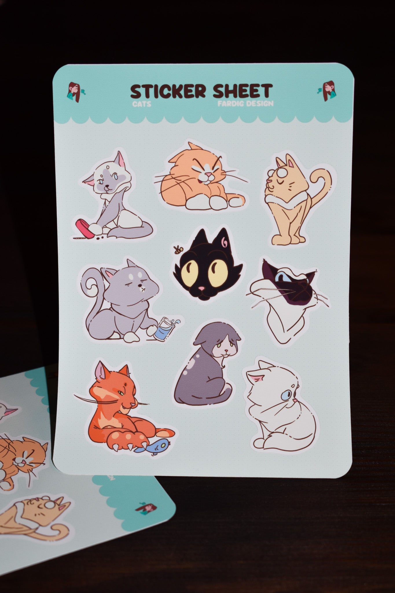 Stickersheet - Cats
