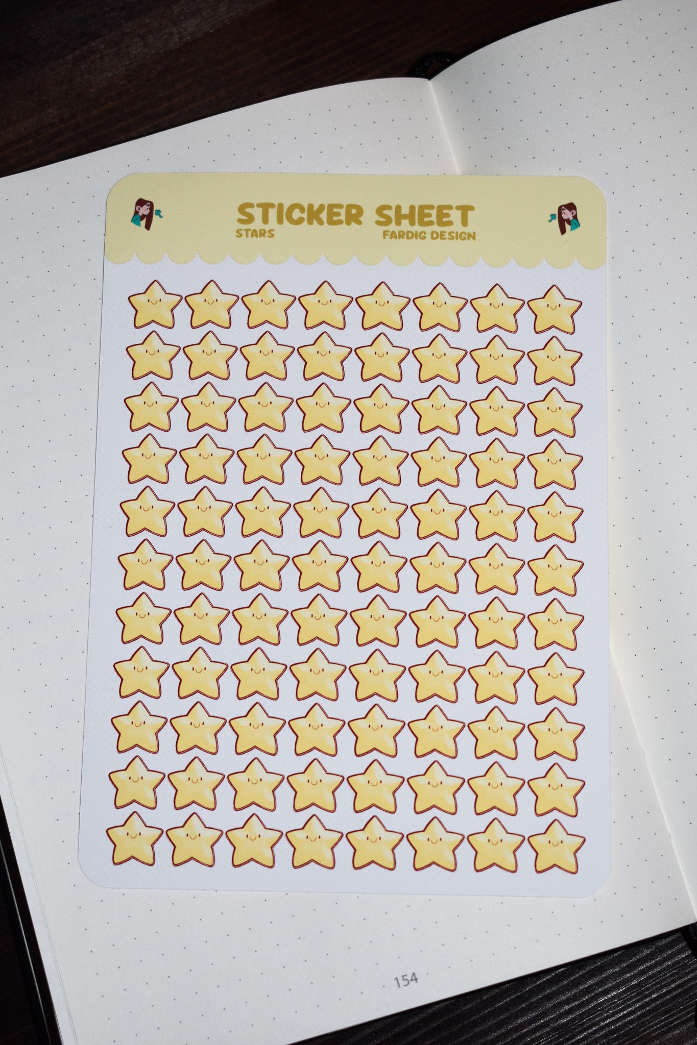 Stickersheet - Stars