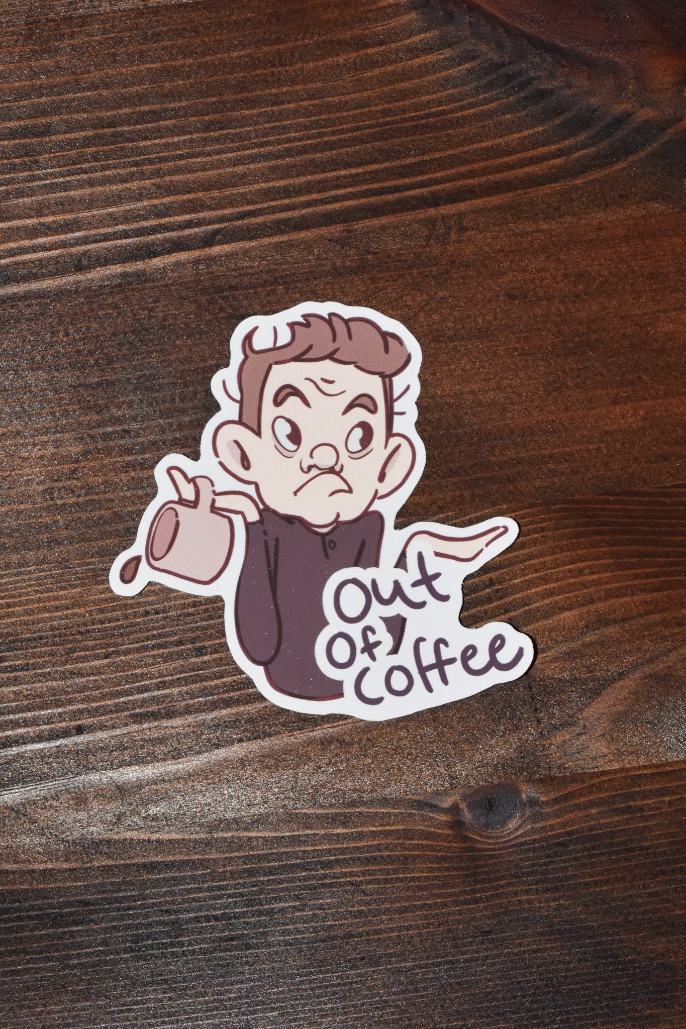Sticker - Out of coffee