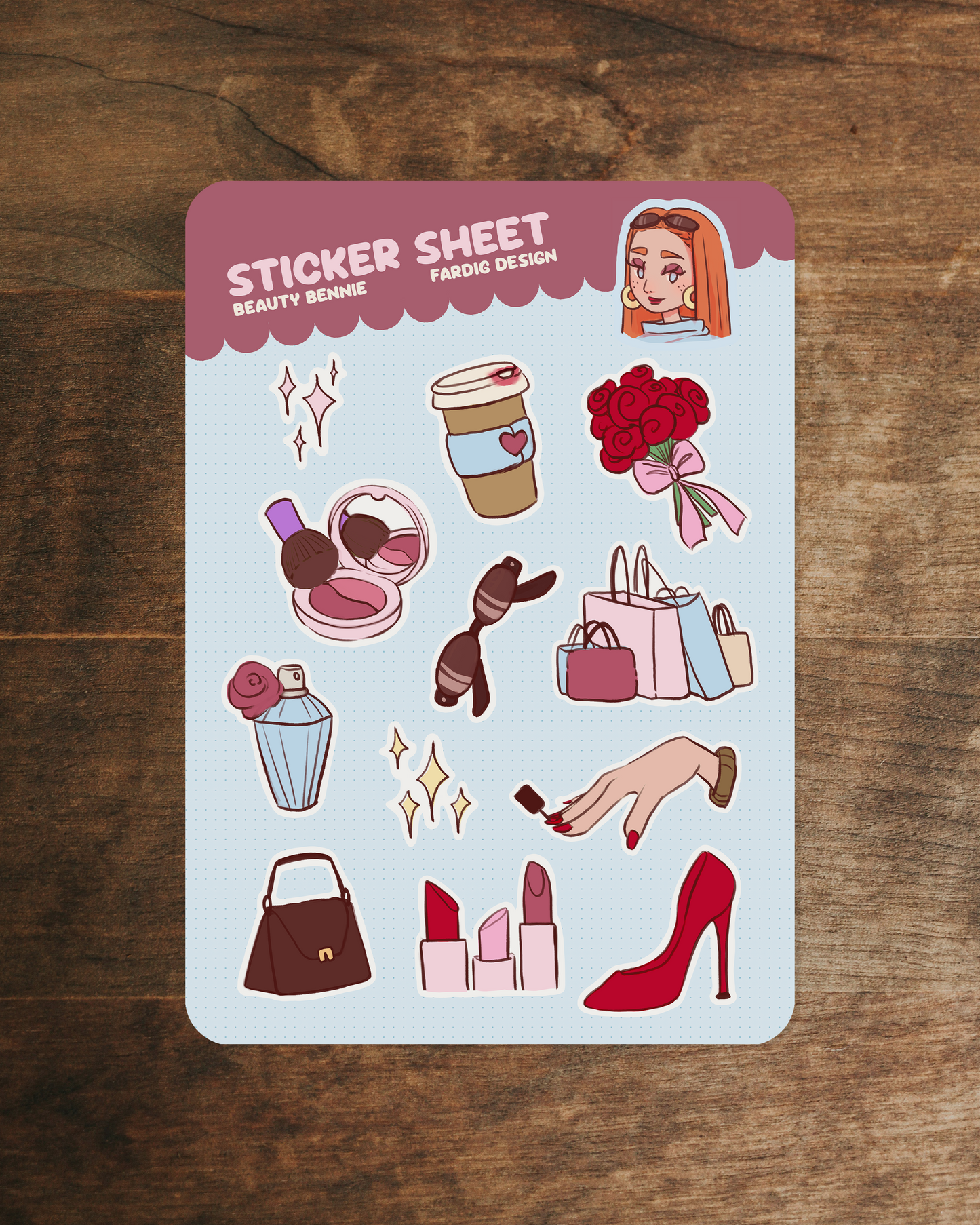 Sticker Sheet - Beauty Bennie