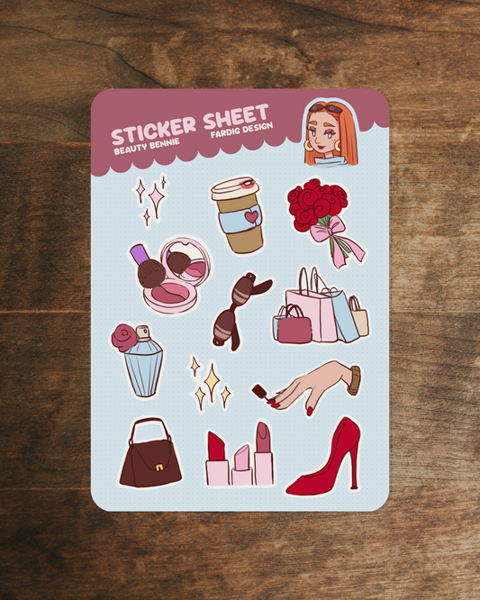 Sticker Sheet - Beauty Bennie
