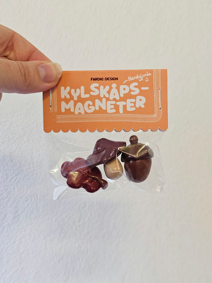 Kylskåpsmagneter - Höstigheter