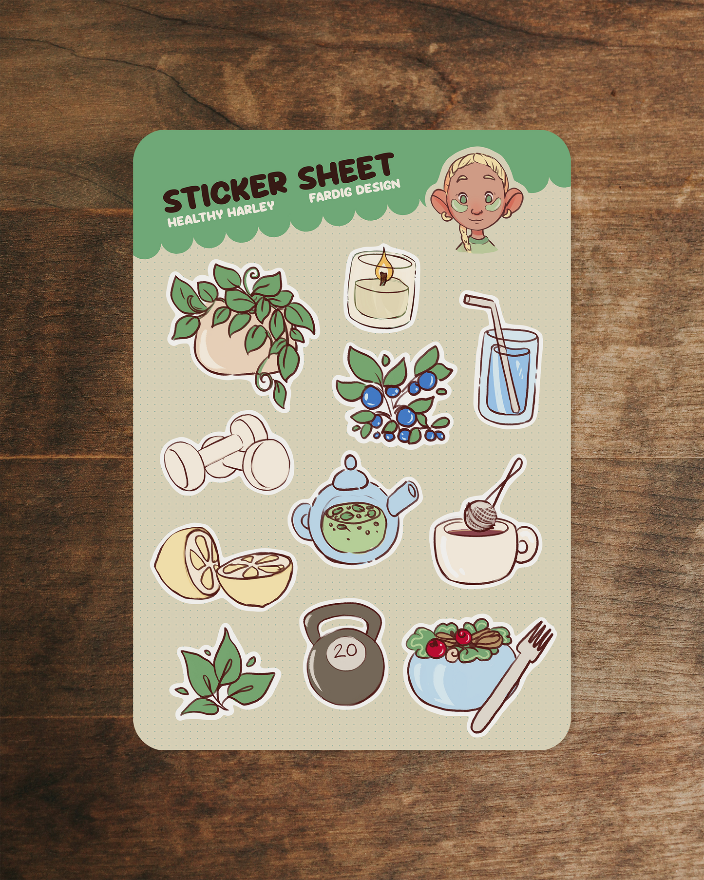Sticker Sheet - Healthy Harley