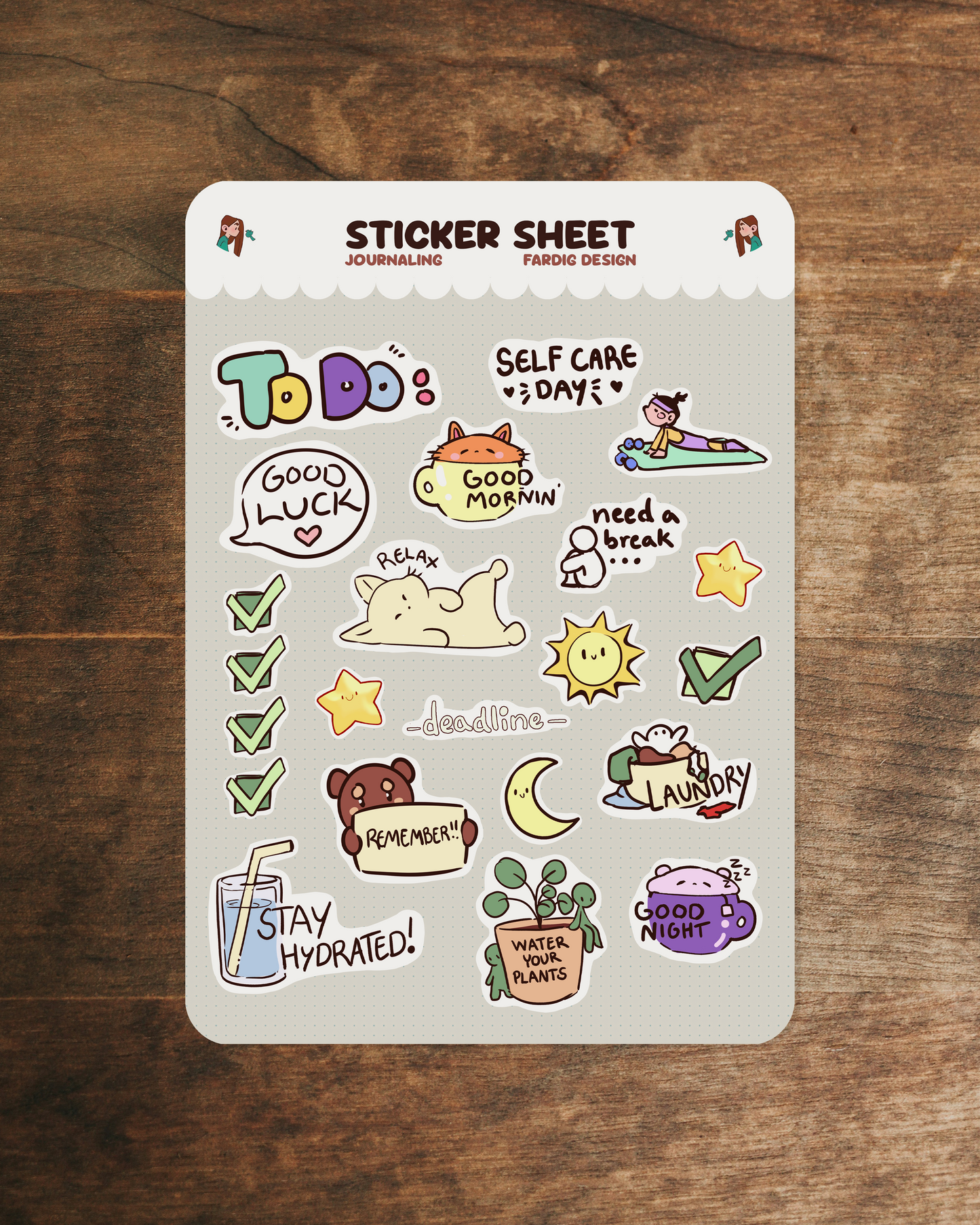 Stickersheet - Journaling