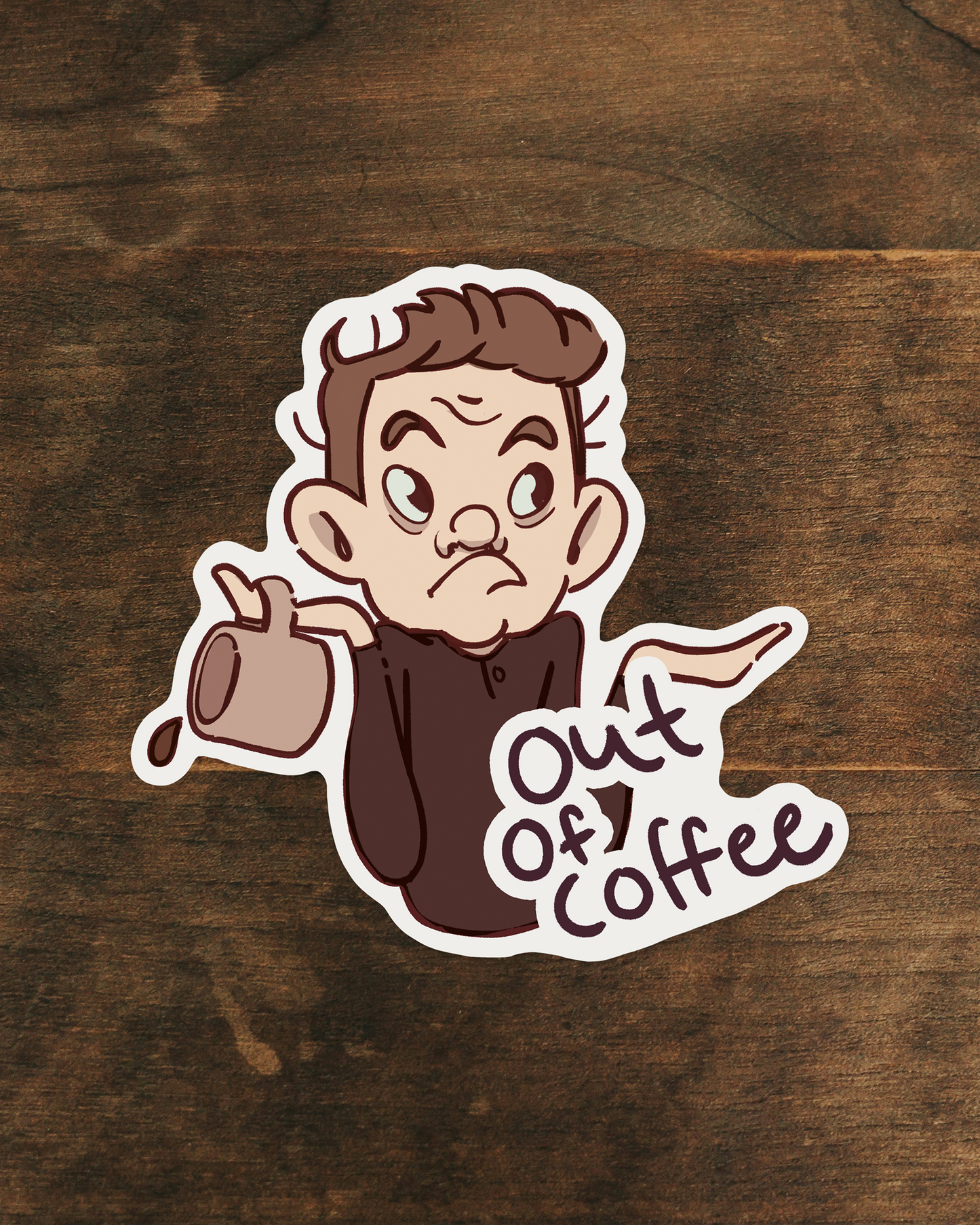 Sticker - Out of coffee