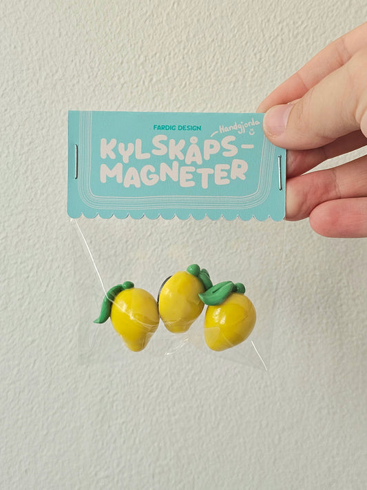 (PRE-ORDER) Kylskåpsmagneter - Citroner
