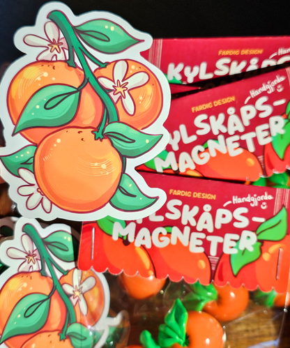 Kylskåpsmagneter - Apelsiner